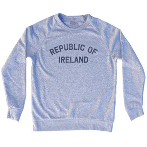 Republic Of Ireland Adult Tri-Blend Sweatshirt - Grey Heather