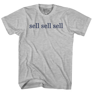 Sell Sell Sell Rage Font-Womens Cotton Junior Cut T-Shirt - Grey Heather Sell Sell Sell Rage Font-Womens Cotton Junior Cut T-Shirt - Grey Heather