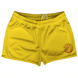 Hickory Yellow Shorty Short Gym Shorts 2.5" Inseam Made In USA Hickory Yellow Shorty Short Gym Shorts 2.5" Inseam Made In USA