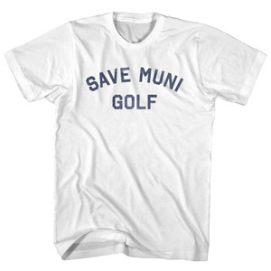 Save Muni Golf Youth Cotton T-shirt - White Save Muni Golf Youth Cotton T-shirt - White
