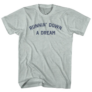 Runnin' Down A Dream Adult Tri-Blend T-shirt - Athletic Cool Grey Runnin' Down A Dream Adult Tri-Blend T-shirt - Athletic Cool Grey