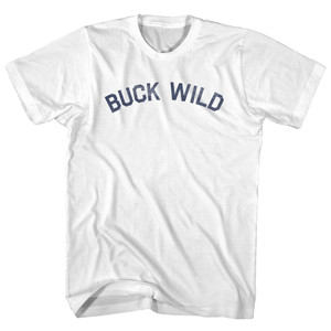 Buck Wild Youth Cotton T-shirt - White