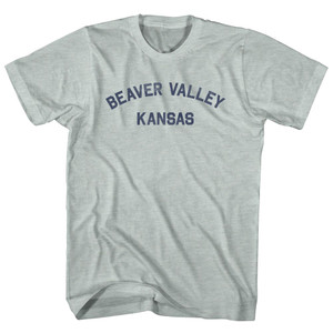 Beaver Valley Kansas Adult Tri-Blend T-Shirt - Athletic Cool Grey Beaver Valley Kansas Adult Tri-Blend T-Shirt - Athletic Cool Grey