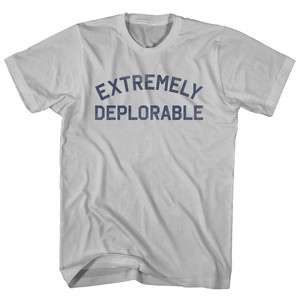 Extremely Deplorable Adult Cotton T-Shirt - Cool Grey