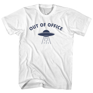 Out Of Office Ufo Alien Abduction Youth Cotton T-shirt - White
