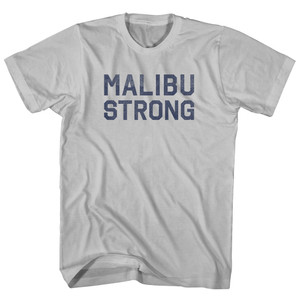 Malibu Strong Adult Cotton T-shirt - Cool Grey