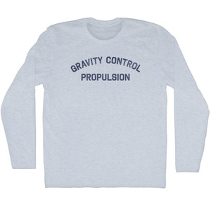 Gravity Control Propulsion Adult Tri-Blend Long Sleeve T-shirt - Athletic White Gravity Control Propulsion Adult Tri-Blend Long Sleeve T-shirt - Athletic White