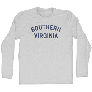 Southern Virginia Adult Cotton Long Sleeve T-shirt - Grey Heather