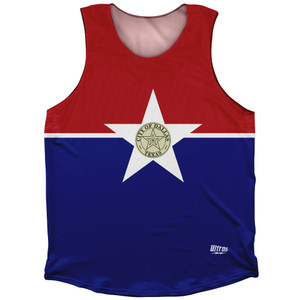 Dallas Athletic Tank Top - Red and Blue