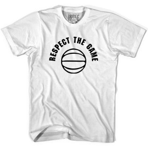 Respect The Game Basketball T-shirt - White