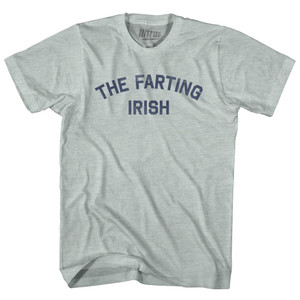 The Farting Irish Adult Tri-Blend T-shirt - Athletic Cool Grey