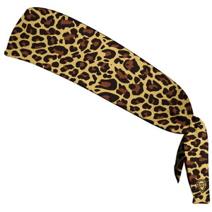 Cheetah Pattern Headband Made In USA - Yellow Cheetah Pattern Headband Made In USA - Yellow