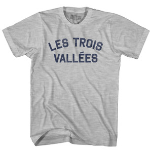 Les Trois Vallees Youth Cotton T-shirt - Grey Heather Les Trois Vallees Youth Cotton T-shirt - Grey Heather