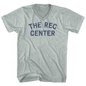 The Rec Center Adult Tri-Blend V-neck T-shirt - Athletic Cool Grey The Rec Center Adult Tri-Blend V-neck T-shirt - Athletic Cool Grey