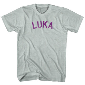 Luka Adult Tri-Blend T-shirt - Athletic Cool Grey