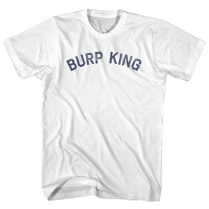 Burp King Youth Cotton T-shirt - White Burp King Youth Cotton T-shirt - White