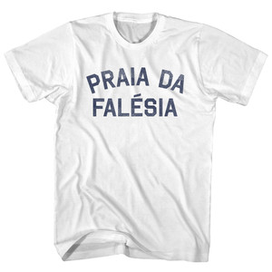 Praia Da Falesia Adult Cotton T-shirt - White