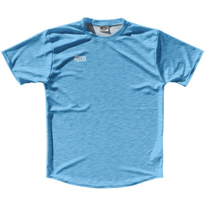 Blue Carolina Heathered Pattern Ultras Tennis Shirt Crew Neck - Blue Carolina Blue Carolina Heathered Pattern Ultras Tennis Shirt Crew Neck - Blue Carolina