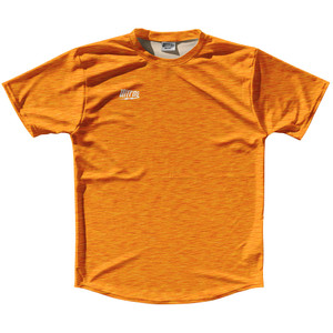 Orange Bright Heathered Pattern Ultras Tennis Shirt Crew Neck - Orange Bright Orange Bright Heathered Pattern Ultras Tennis Shirt Crew Neck - Orange Bright