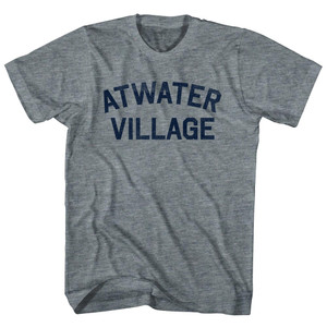 Atwater Village Womens Tri-Blend Junior Cut T-Shirt - Athletic Grey Atwater Village Womens Tri-Blend Junior Cut T-Shirt - Athletic Grey
