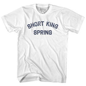 Short King Spring Youth Cotton T-shirt - White