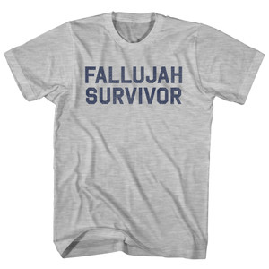 Fallujah Survivor Womens Cotton Junior Cut T-Shirt - Grey Heather Fallujah Survivor Womens Cotton Junior Cut T-Shirt - Grey Heather