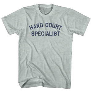 Hard Court Specialist Adult Tri-Blend T-shirt - Athletic Cool Grey Hard Court Specialist Adult Tri-Blend T-shirt - Athletic Cool Grey