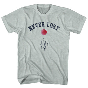 Never Lost Sperm Race Adult Tri-Blend T-shirt - Athletic Cool Grey Never Lost Sperm Race Adult Tri-Blend T-shirt - Athletic Cool Grey
