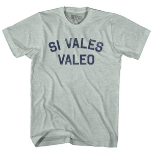Si Vales Valeo Adult Tri-Blend T-shirt - Athletic Cool Grey
