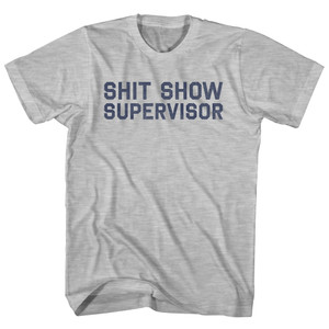 Shit Show Supervisor Youth Cotton T-shirt - Grey Heather Shit Show Supervisor Youth Cotton T-shirt - Grey Heather