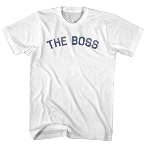 The Boss Womens Cotton Junior Cut T-Shirt - White