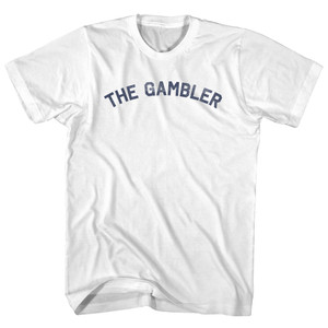 The Gambler Youth Cotton T-shirt - White The Gambler Youth Cotton T-shirt - White