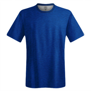 Heathered Lacrosse Shooter Shirt - Blue Royal