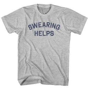 Swearing Helps Youth Cotton T-shirt - Grey Heather Swearing Helps Youth Cotton T-shirt - Grey Heather