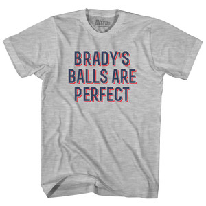 Brady's Balls Are Perfect Womens Cotton Junior Cut T-Shirt - Grey Heather Brady's Balls Are Perfect Womens Cotton Junior Cut T-Shirt - Grey Heather