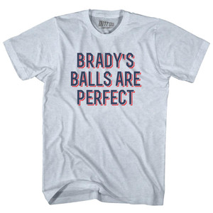 Brady's Balls Are Perfect Adult Tri-Blend T-shirt - Athletic White Brady's Balls Are Perfect Adult Tri-Blend T-shirt - Athletic White
