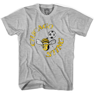 Chicago Sting Soccer T-shirt -Heather Grey Chicago Sting Soccer T-shirt -Heather Grey