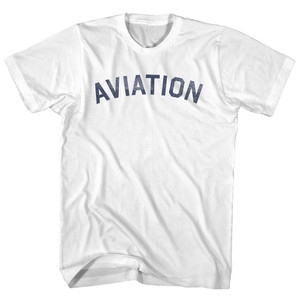 Aviation Youth Cotton T-shirt - White Aviation Youth Cotton T-shirt - White