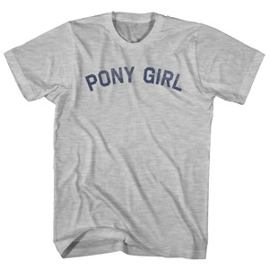 Pony Girl Youth Cotton T-shirt - Grey Heather Pony Girl Youth Cotton T-shirt - Grey Heather