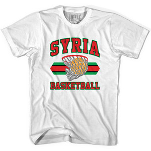 Sryia Basketball 90's Basketball T-shirt - White