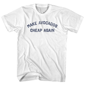 Make Avocados Cheap Again Youth Cotton T-shirt - White Make Avocados Cheap Again Youth Cotton T-shirt - White