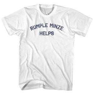 Rumple Minze Helps Youth Cotton T-shirt - White Rumple Minze Helps Youth Cotton T-shirt - White
