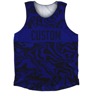 Vapor Design Custom Finish Line Athletic Tank Top - Royal Blue and Navy Blue Vapor Design Custom Finish Line Athletic Tank Top - Royal Blue and Navy Blue