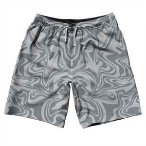 Vapor Design 10" Swim Shorts Made in USA - Grey Medium and Grey Dark Vapor Design 10" Swim Shorts Made in USA - Grey Medium and Grey Dark