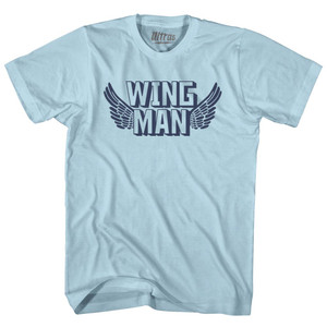 Wingman Adult Cotton T-shirt - Light Blue