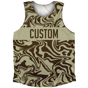 Vapor Design Custom Finish Line Athletic Tank Top - Light Brown and Dark Brown Vapor Design Custom Finish Line Athletic Tank Top - Light Brown and Dark Brown