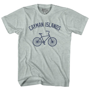 Cayman Islands Vintage Bike Adult Tri-Blend T-shirt - Athletic Cool Grey Cayman Islands Vintage Bike Adult Tri-Blend T-shirt - Athletic Cool Grey