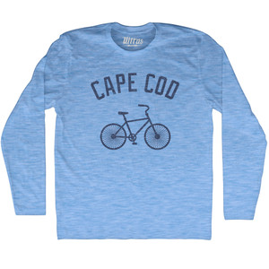 Cape Cod Bike Adult Tri-Blend Long Sleeve T-shirt - Athletic Blue Cape Cod Bike Adult Tri-Blend Long Sleeve T-shirt - Athletic Blue