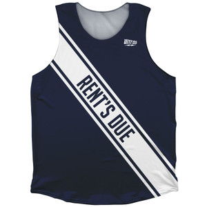 Rents Due Athletic Tank Top - Navy Blue