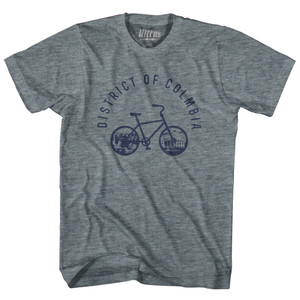 District Of Columbia Bike Womens Tri-Blend Junior Cut T-Shirt - Athletic Grey District Of Columbia Bike Womens Tri-Blend Junior Cut T-Shirt - Athletic Grey